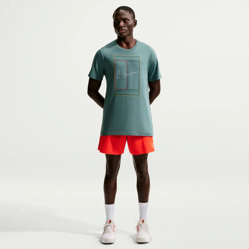 Court Heritage T-Shirt Herren-salbei, grau