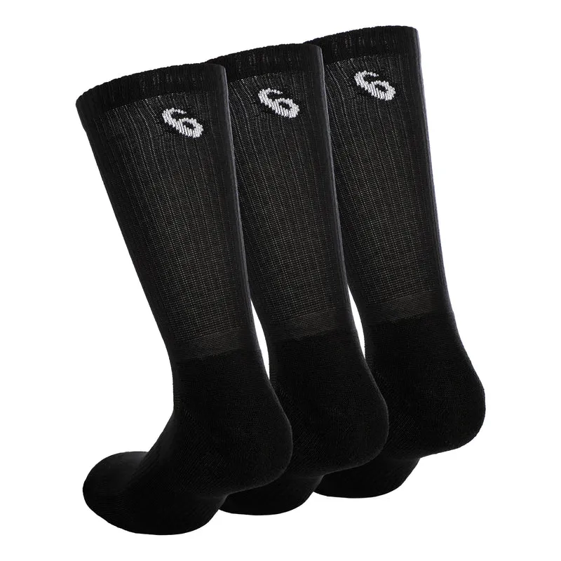 Crew Sportsocken 3er Pack-Schwarz,Weiß