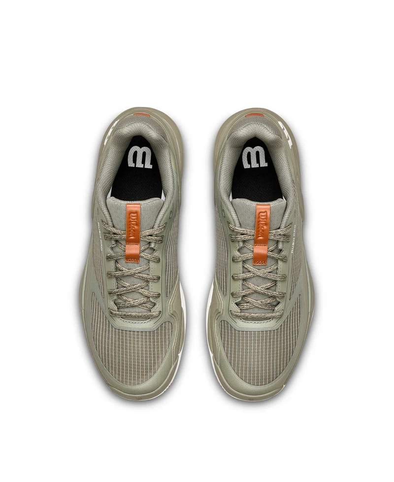 Wilson Rush Pro 5 All Court Tennis Shoes (Mens) - Vetiver/Tofu/Caramel Cafe
