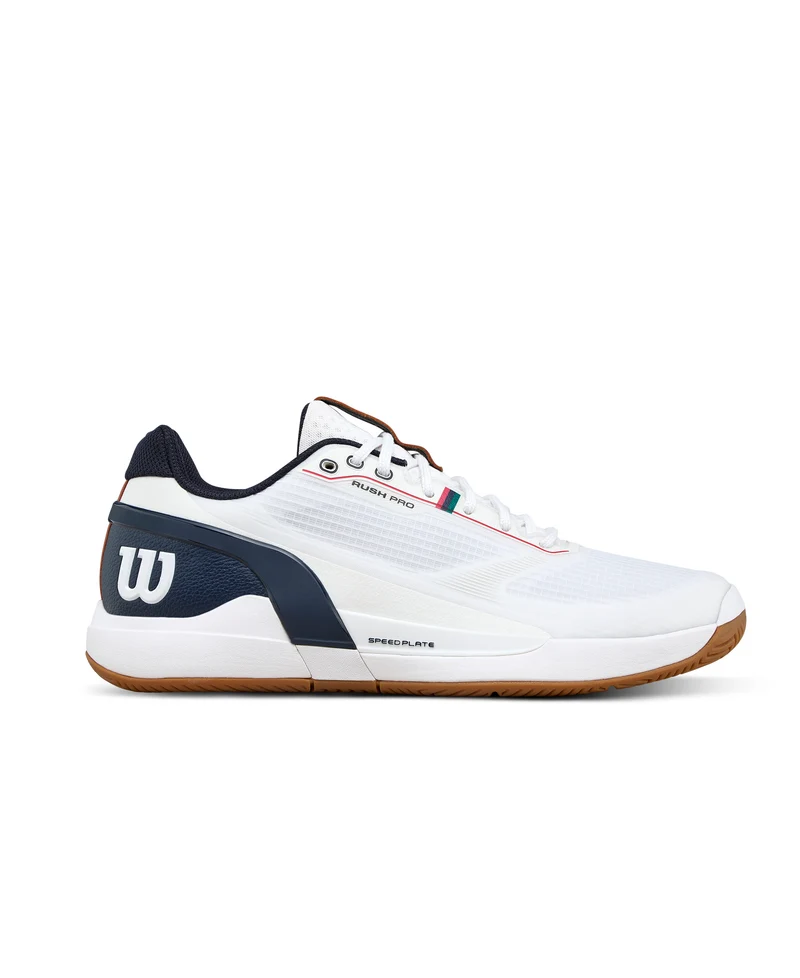 Wilson Rush Pro 5 Clay Clay Court Tennis Shoe (Mens) - White Navy