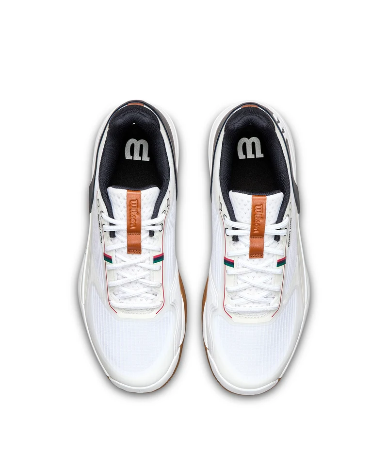Wilson Rush Pro 5 Clay Clay Court Tennis Shoe (Mens) - White Navy