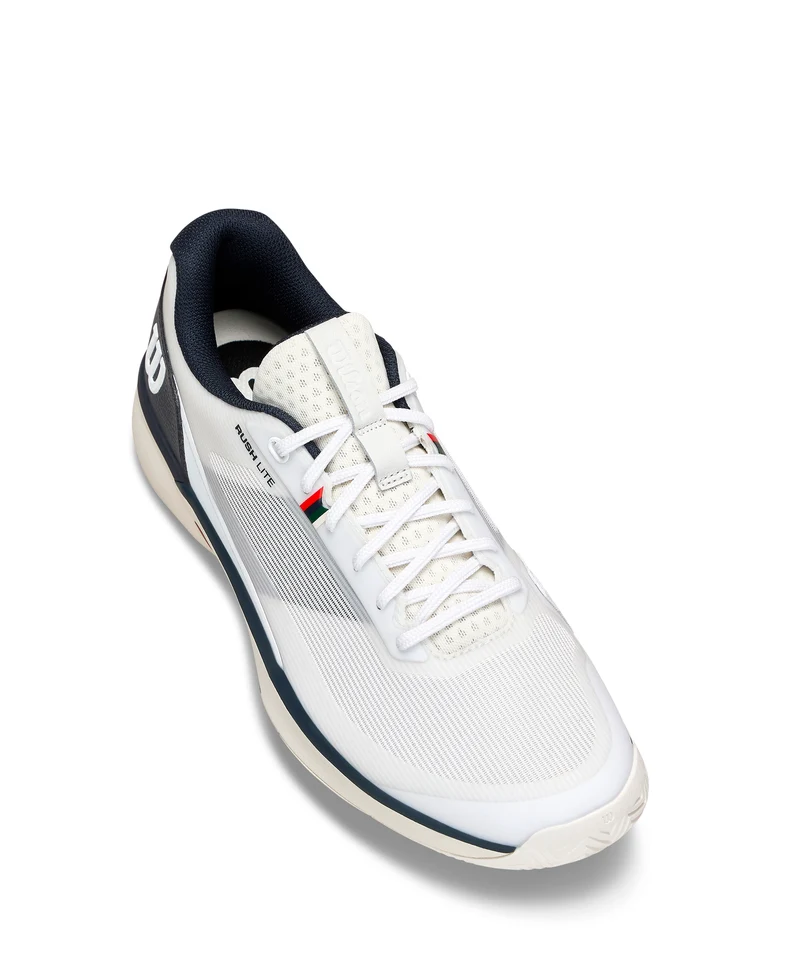 Wilson Rush Lite Clay Court Tennis Shoe (Mens) - White/Navy