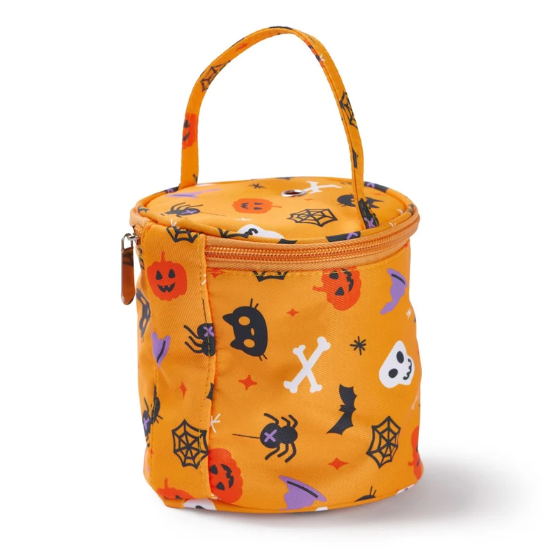 Garnhaltertasche mit Halloween Aufdruck