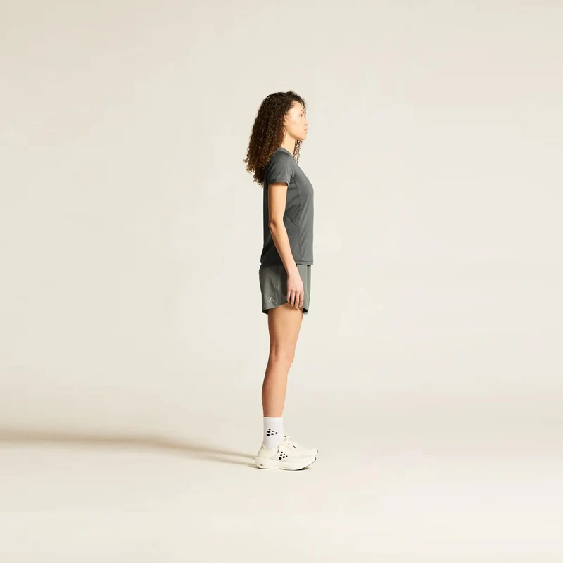 ADV Essence Laufshirt Damen - grau