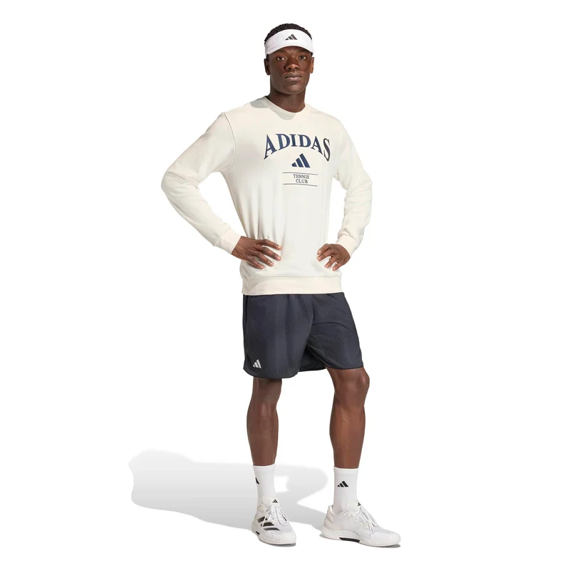Heritage Graphik Sweatshirt Herren - weiß, dunkelblau