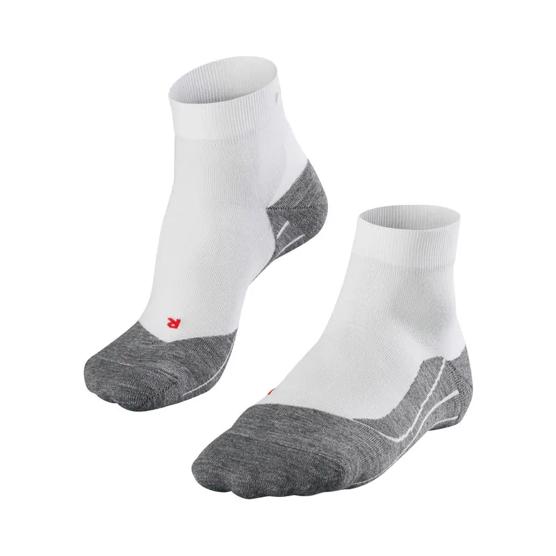 RU4 Endurance Short Laufsocken Herren - weiß, grau