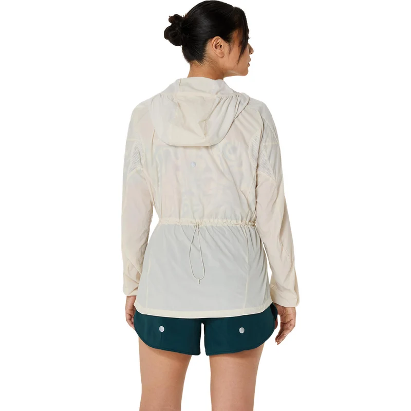 Road Packable Laufjacke Damen - creme