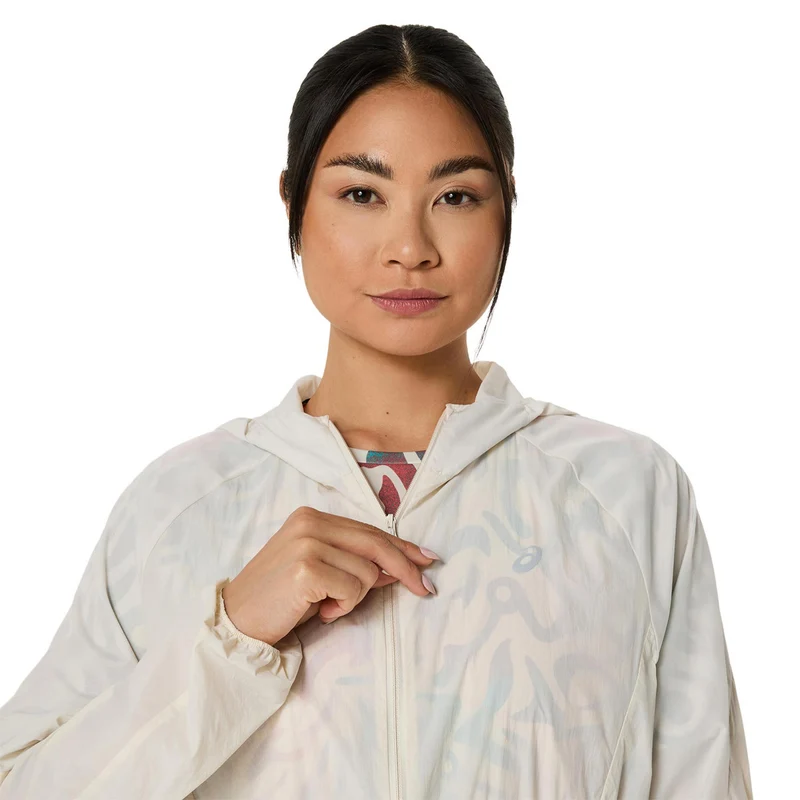 Road Packable Laufjacke Damen - creme
