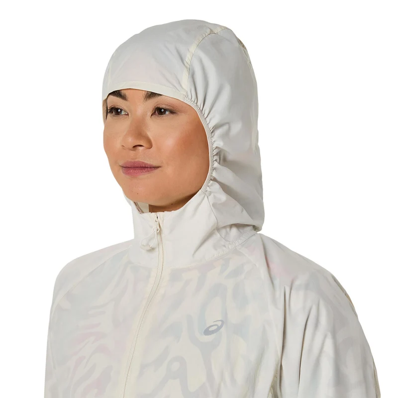Road Packable Laufjacke Damen - creme