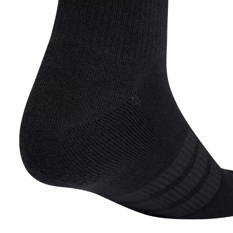 Adidas Essential Crew Sportsokken Zwart 3 Paar