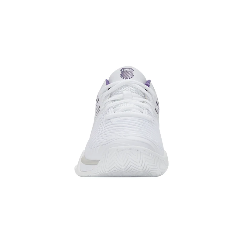 K-Swiss Express Light 3 All Court Tennis Shoe (Ladies) - White/Purple Haze/Lunar Rock