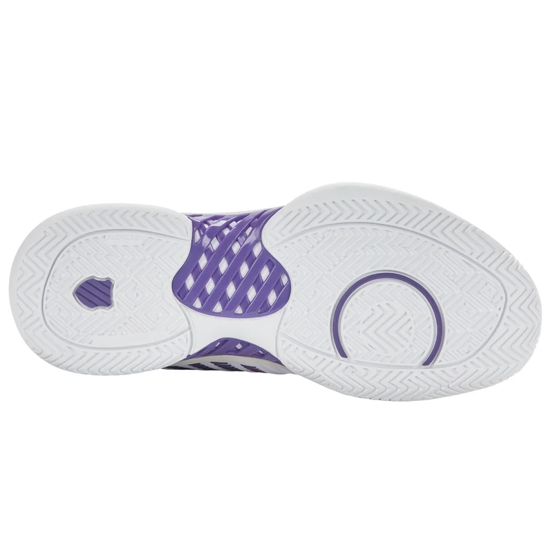 K-Swiss Express Light 3 All Court Tennis Shoe (Ladies) - White/Purple Haze/Lunar Rock