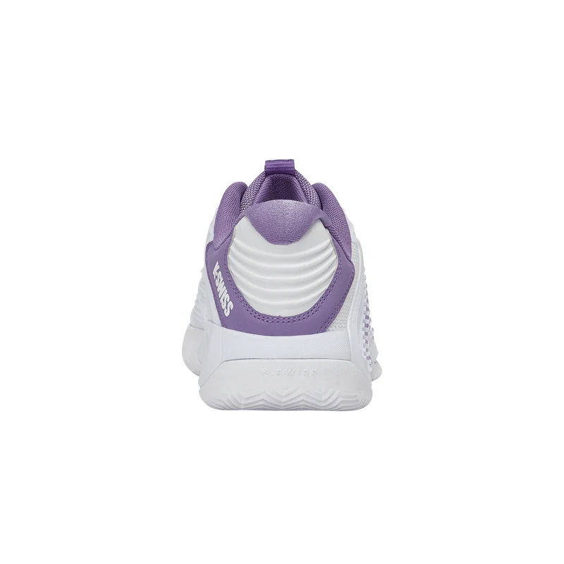 K-Swiss Hypercourt Express 3 Clay Court Tennis Shoe (Ladies) - White/Purple Haze/Lunar Rock