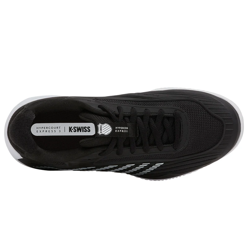 K-Swiss Hypercourt Express 3 Clay Court Tennis Shoe (Ladies) - Black/White