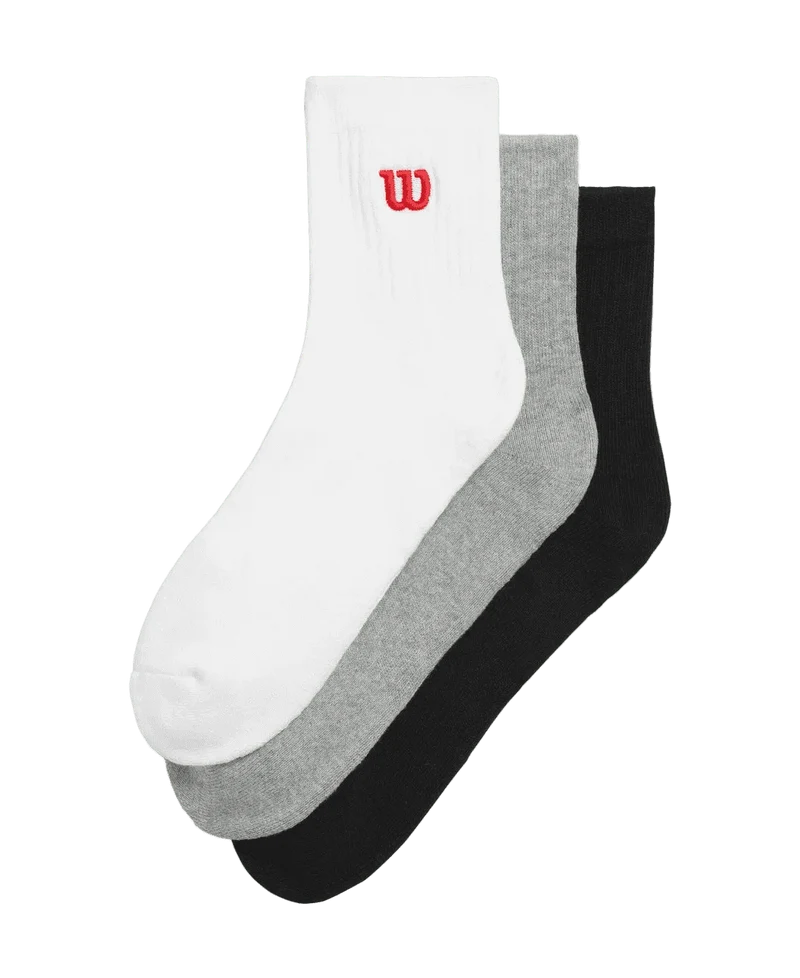 Wilson Quarter Top Socken 3er-Pack Multi
