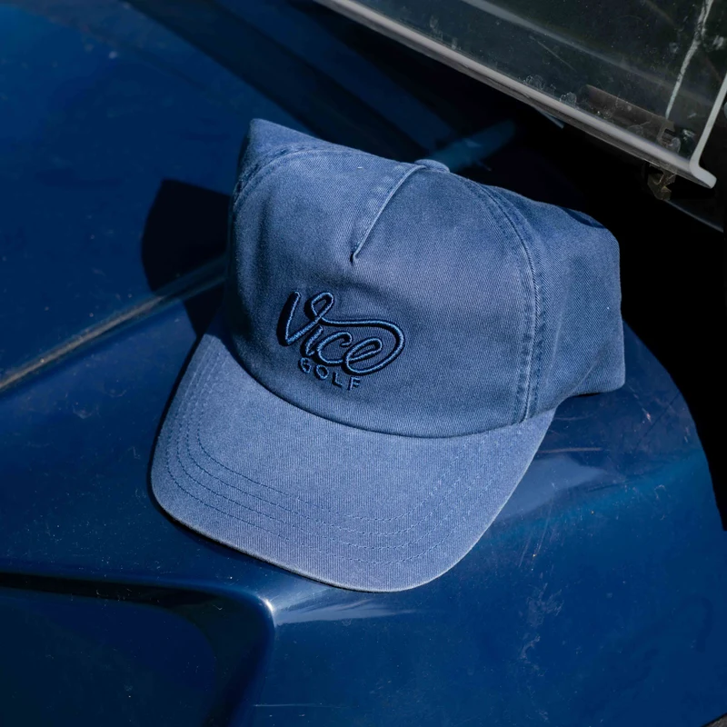 Vice Dad Cap Washed Out Blue