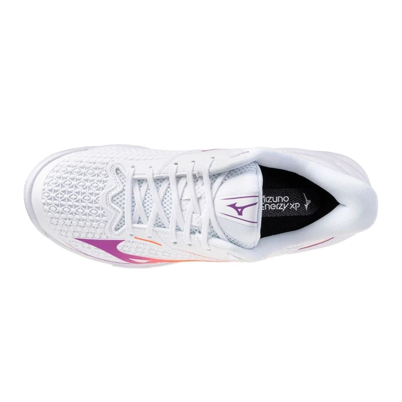 Mizuno Wave Exceed Tour 7 CC (W) (White/Dahlia/Lava Orange)
