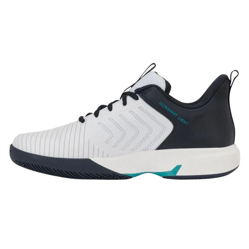 K-Swiss Ultrashot Light Padel Shoes (White/Carbon/Baltic)