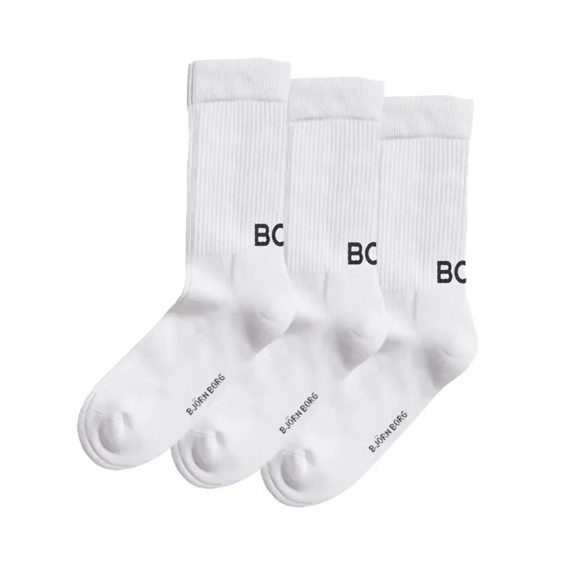 Björn Borg Core Crew Polyamide Sock (3-Pack, White)