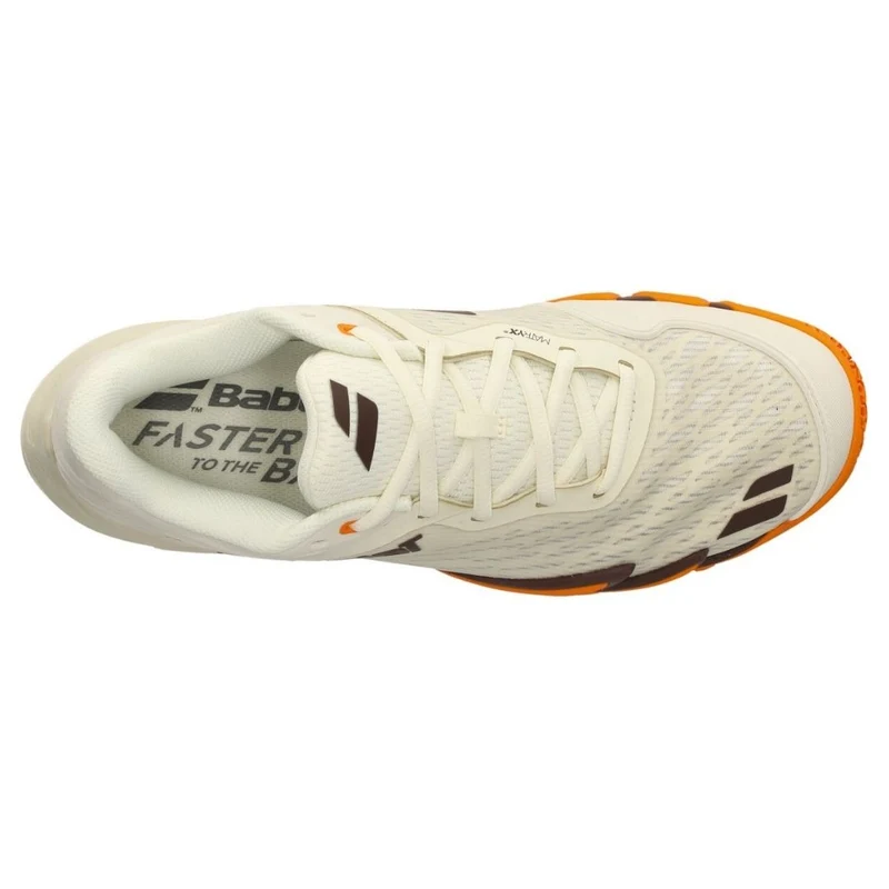 Babolat Jet Premura 3 Men Padel Shoes (Cream/Orange)