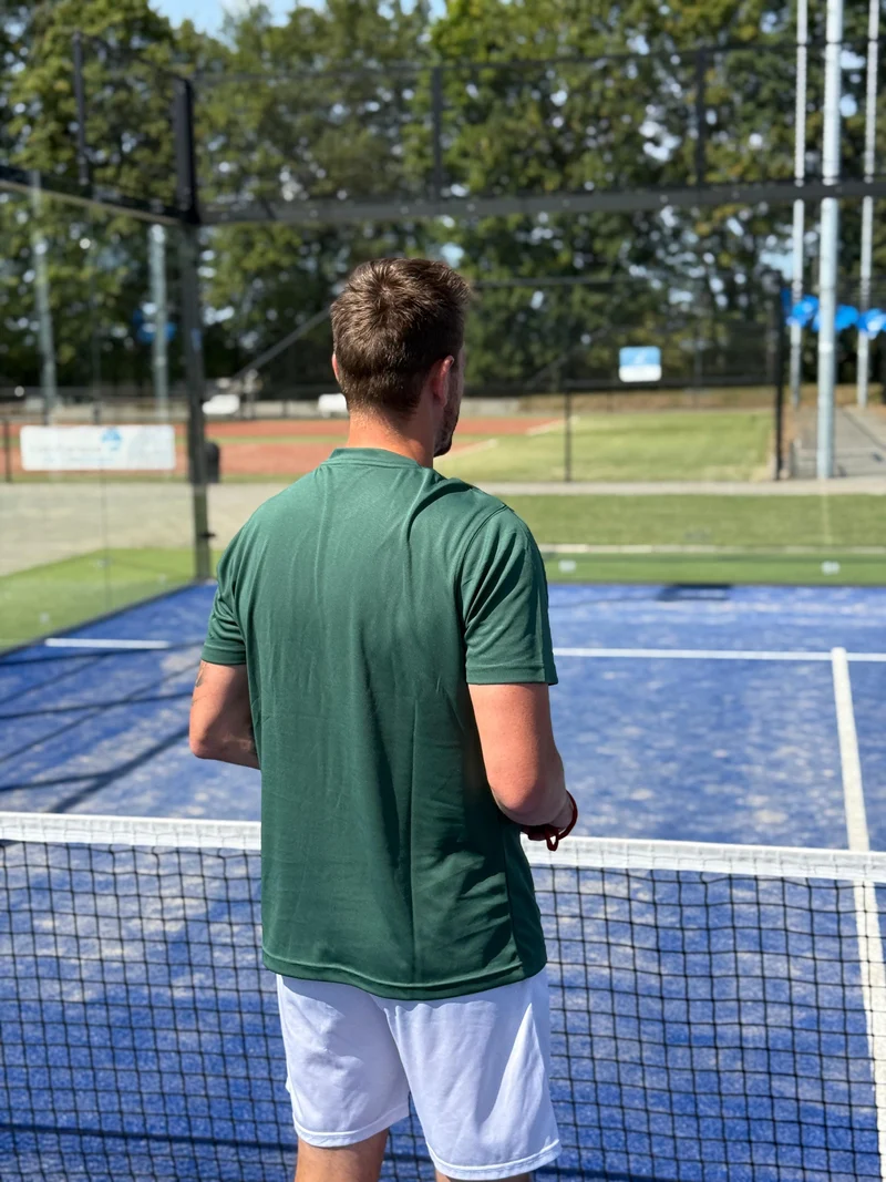 Mr Padel Parma Shirt Donker Groen