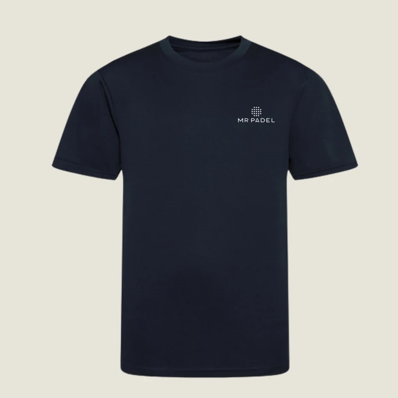 Kids Padel Shirt Zwart