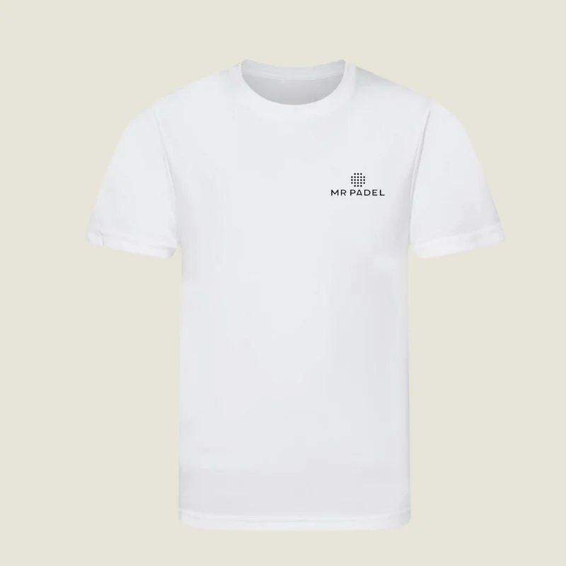 Kids Padel Shirt Wit