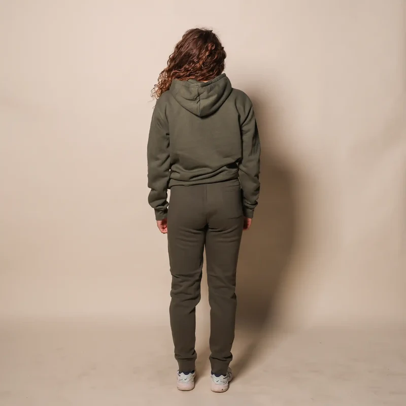 Hoodie Mrs Olijfgroen