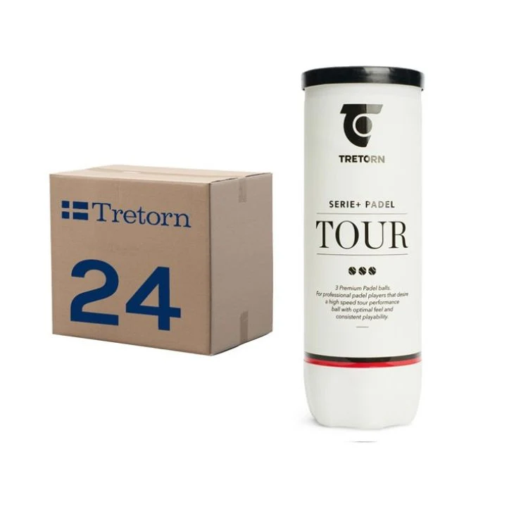Tretorn Padelballen Serie+ Padel Tour Doos 24 x 3 Ballen