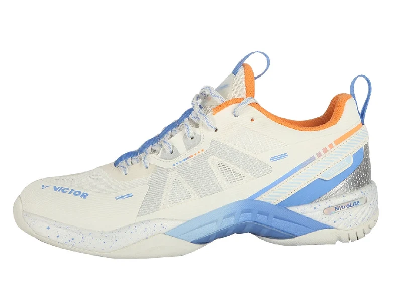Victor S82III NitroLite Badminton Shoes (Lunar White)