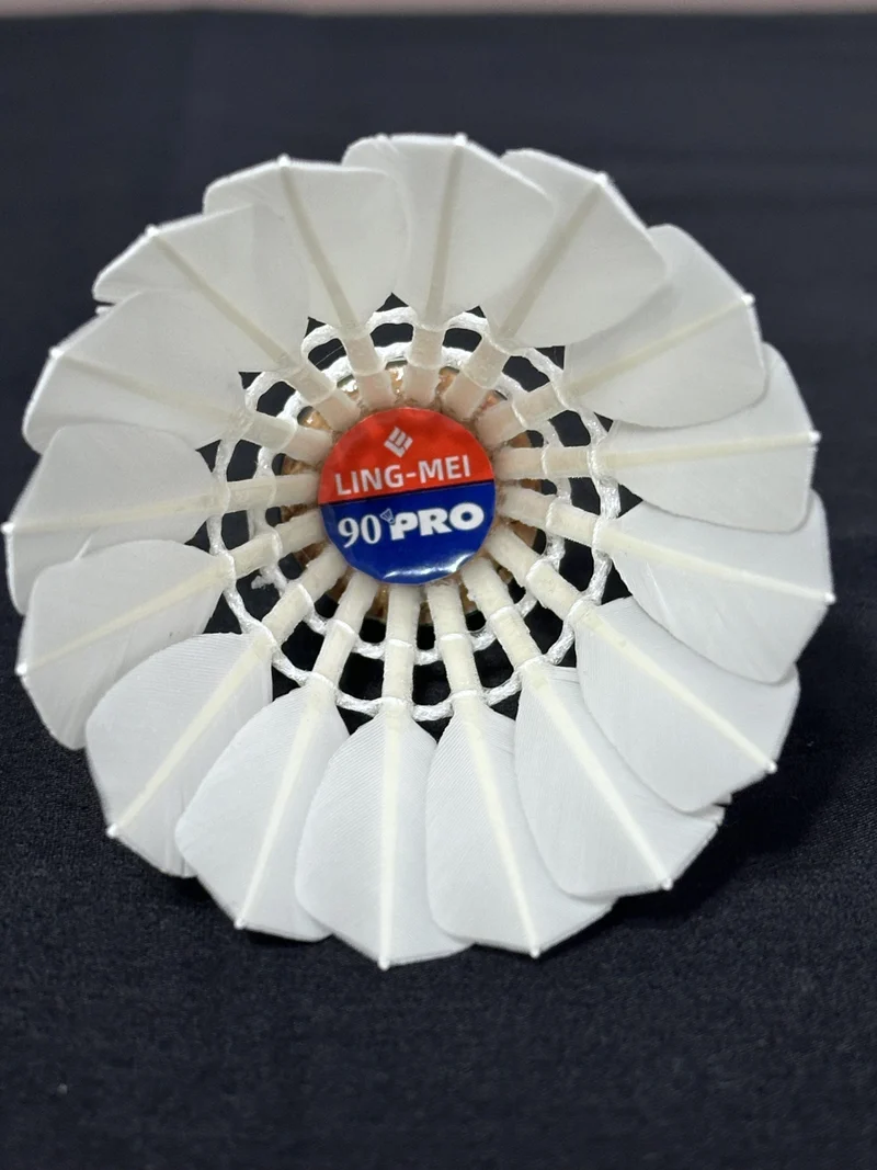 LingMei 90 Pro Badminton Shuttlecock (Goose Feather)