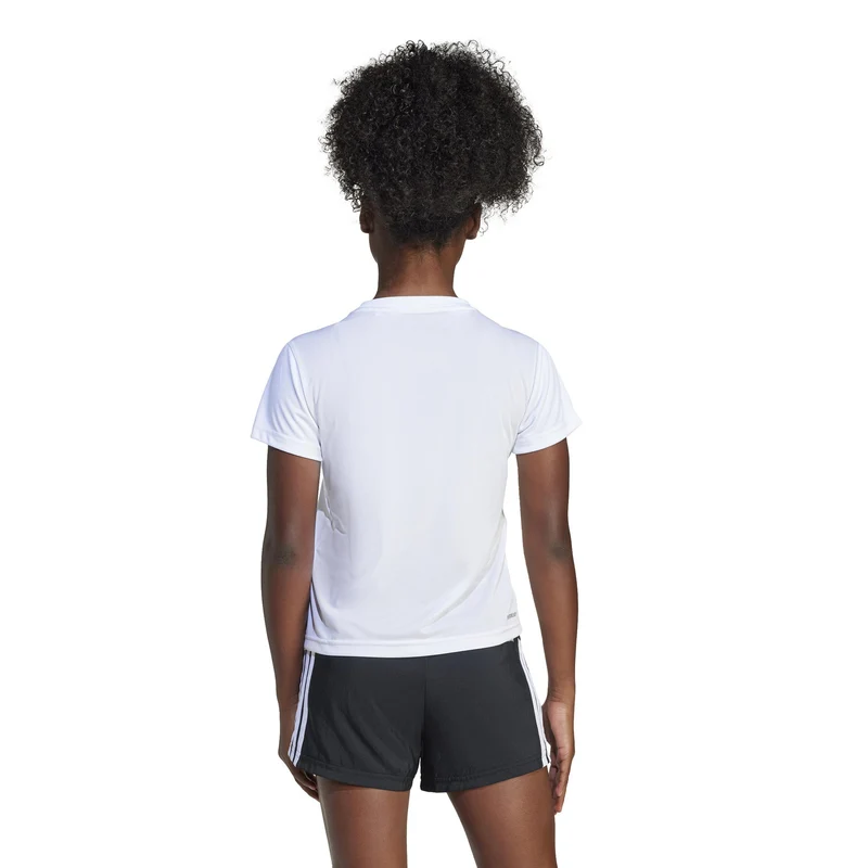 Essentials Training T-Shirt Kinder - weiß