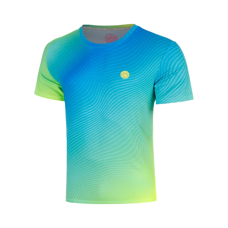 Out of Control T-Shirt Jungen-blau, neongelb