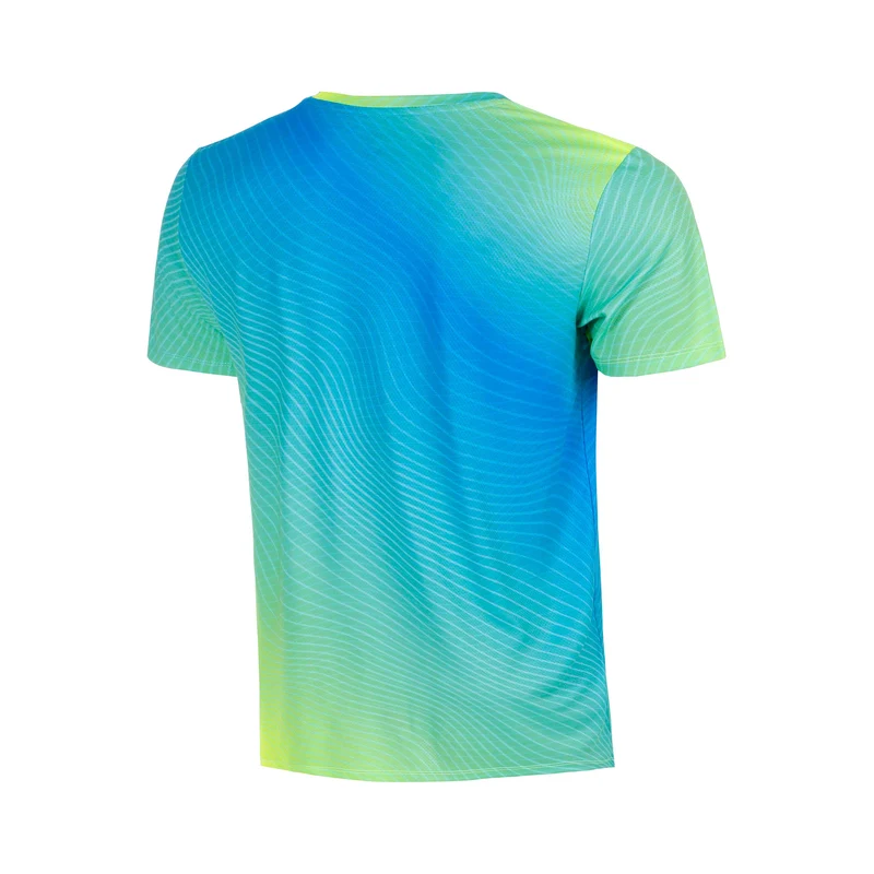 Out of Control T-Shirt Jungen-blau, neongelb
