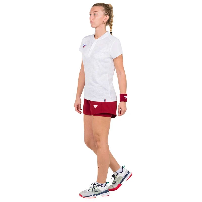 Team Ballshort Damen-Dunkelrot