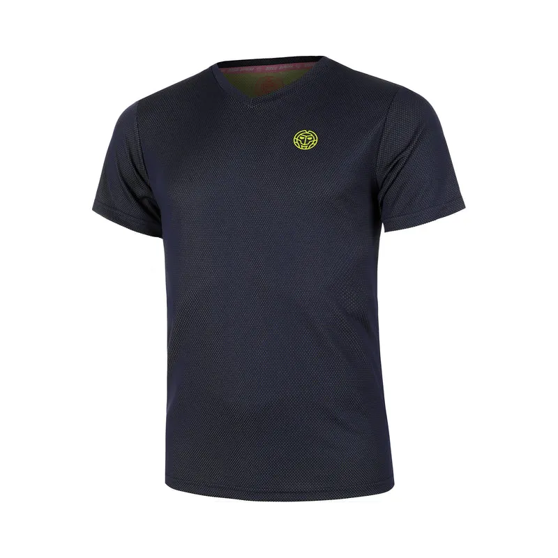 Crew Inside Out V-Neck T-Shirt Jungen-Dunkelblau,Limette