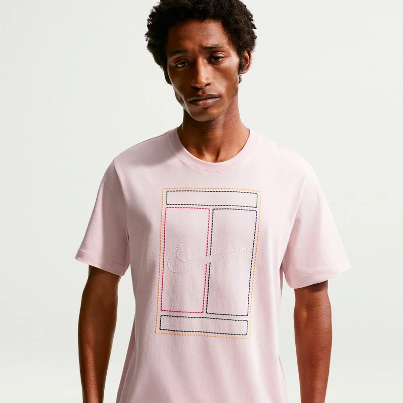 Court Heritage T-Shirt Herren - altrosa