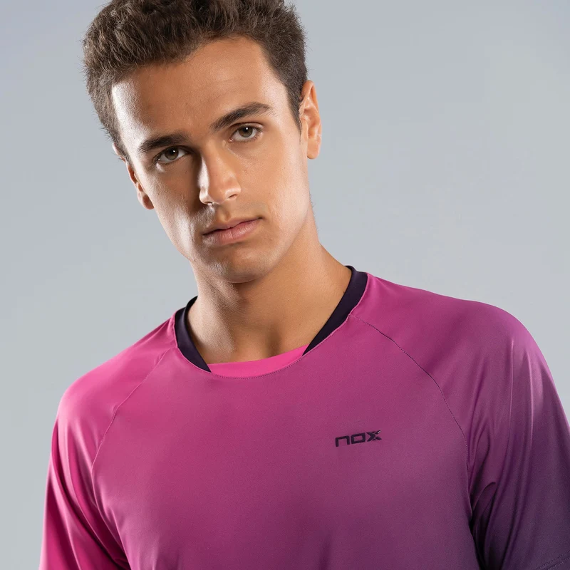 Pro T-Shirt Herren-pink, schwarz