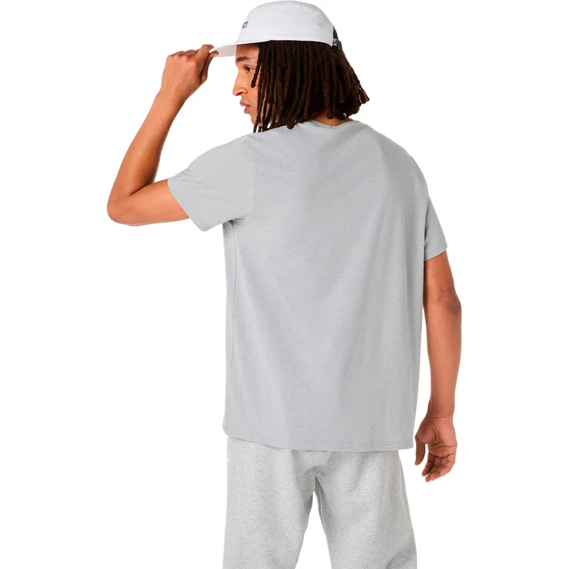 Spiral Embroidery Laufshirt Herren-grau