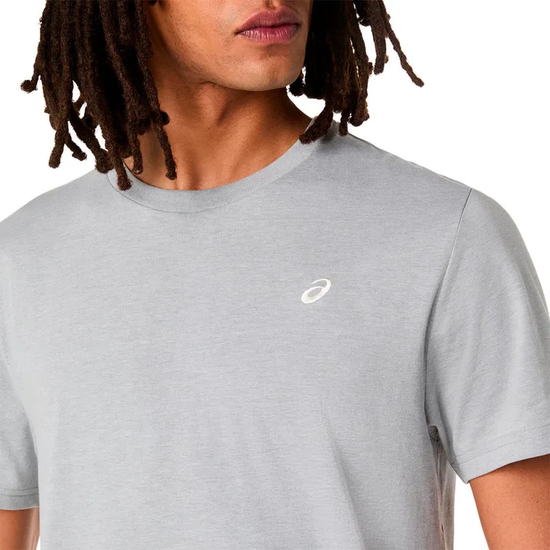 Spiral Embroidery Laufshirt Herren-grau