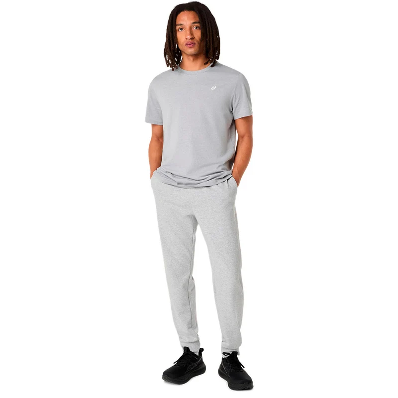 Spiral Embroidery Laufshirt Herren-grau