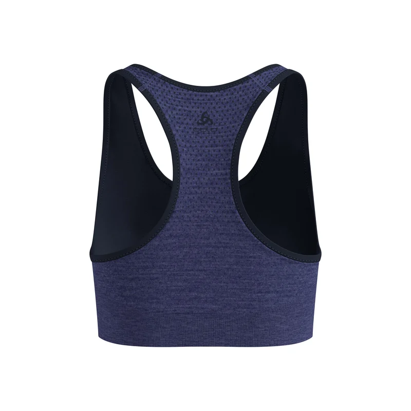 Seamless Medium Padded Sport Sport-BH Damen - blau