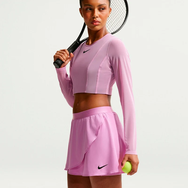 Court Dri-Fit Slam High Rise Woven Rock Damen - violett
