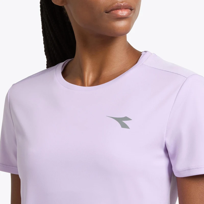 Run T-Shirt Damen - flieder