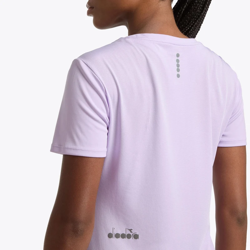 Run T-Shirt Damen - flieder