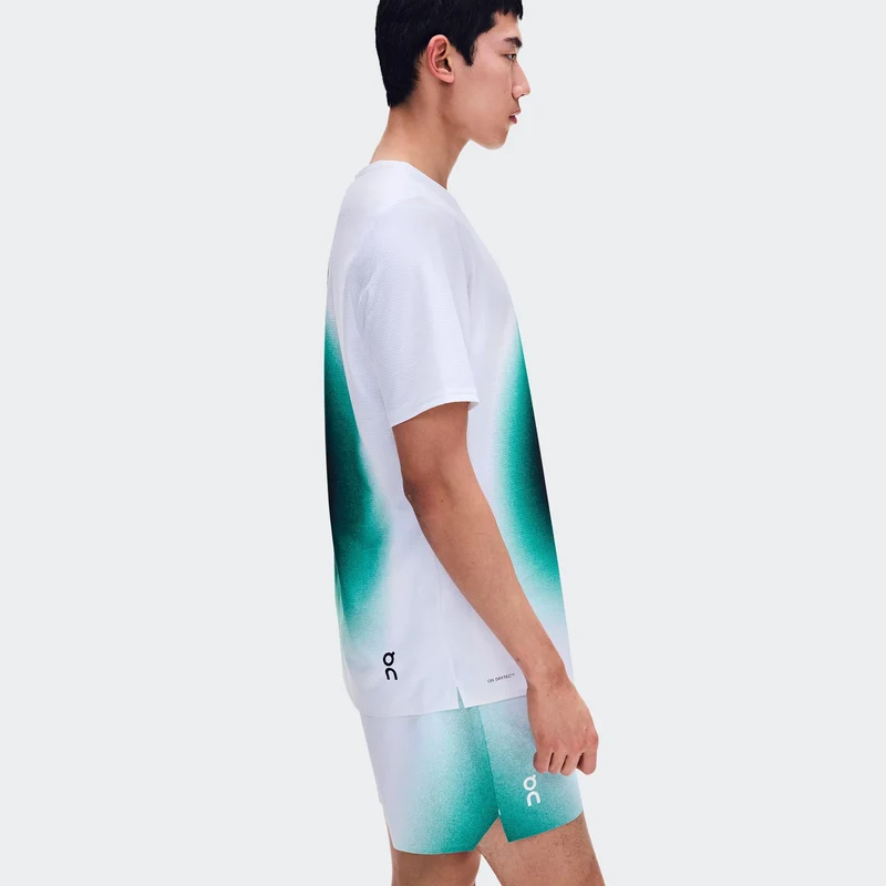 5Inch Court Swing Shorts Herren - weiß, grün