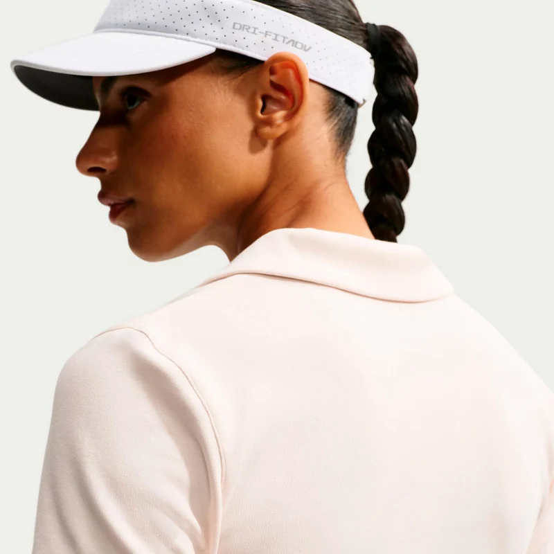 Court Heritage Crop Polo Damen - creme