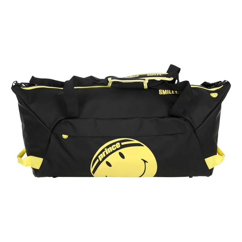 Smiley Sporttasche - schwarz