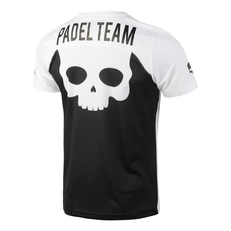 Tech Team T-Shirt Herren-Weiß,Schwarz
