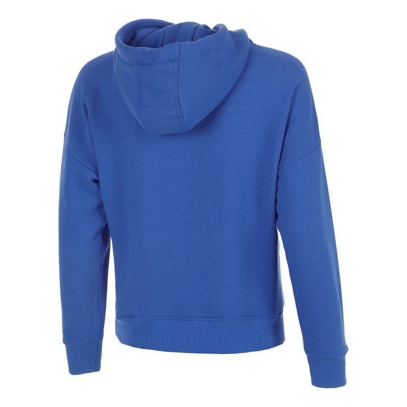 Crush Flower Logo Hoody Damen-blau, weiß